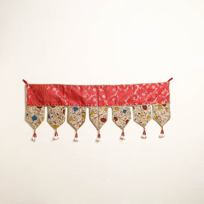 Handmade Shell Work Fabric Toran for Home Decor