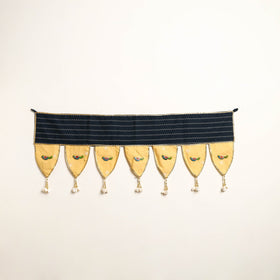 Handmade Shell Work Fabric Toran for Home Decor