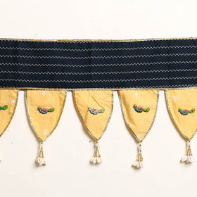 Handmade Shell Work Fabric Toran for Home Decor