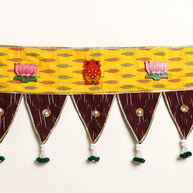 Handmade Shell Work Fabric Toran for Home Decor