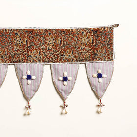 Handmade Shell Work Fabric Toran for Home Decor