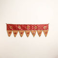 Handmade Shell Work Fabric Toran for Home Decor