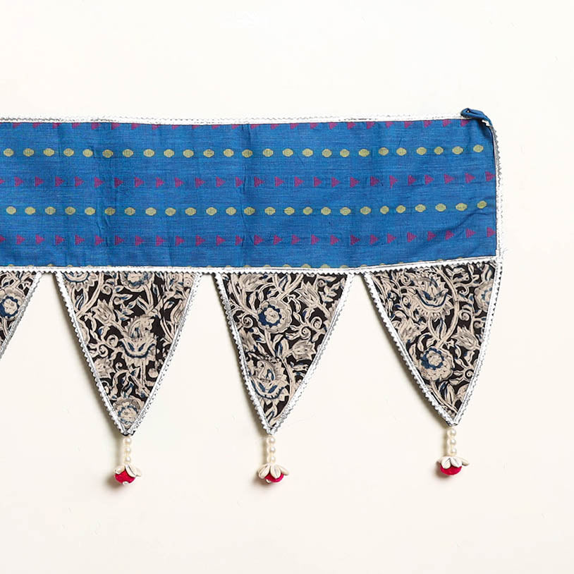 Handmade Shell Work Fabric Toran for Home Decor