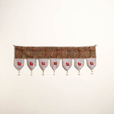 Handmade Shell Work Fabric Toran for Home Decor