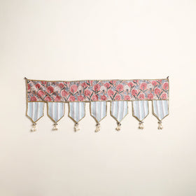 Handmade Shell Work Fabric Toran for Home Decor