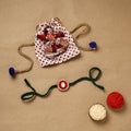 Handmade shell work rakhi 146 - handcrafted