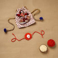 Handmade shell work rakhi 147 - handcrafted