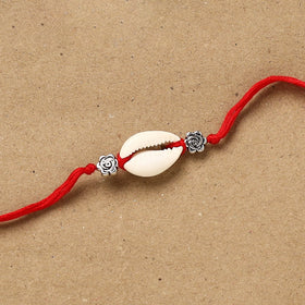 Handmade shell work rakhi 148 - handcrafted