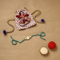 Handmade shell work rakhi 150 - handcrafted