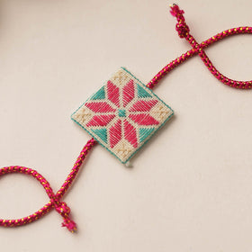  Handmade Soof Embroidery Rakhi 18 