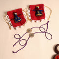  Handmade Stone Work Jute Rakhi (Set Of 2)