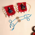  Handmade Stone Work Jute Rakhi (Set Of 2)