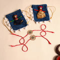  Handmade Stone Work Jute Rakhi (Set Of 2)