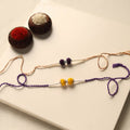 Handmade Thread & Bead Work Rakhi (Set of 2)