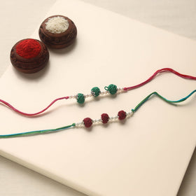  Handmade Thread Beads Rakhi