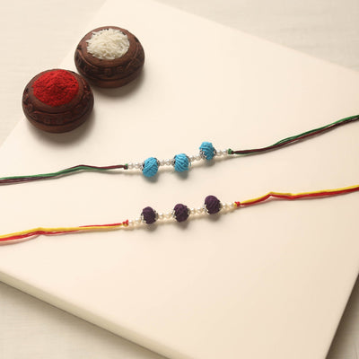  Handmade Thread Beads Rakhi