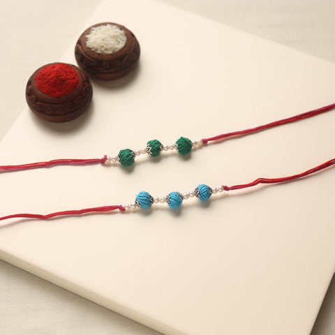  Handmade Thread Beads Rakhi