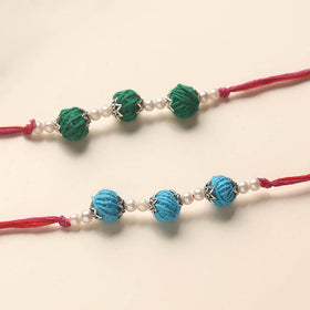  Handmade Thread Beads Rakhi