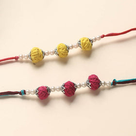  Handmade Thread Beads Rakhi
