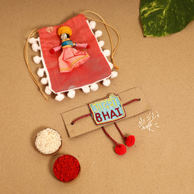  Handmade Thread & Beadwork Rakhi By Jugni