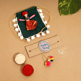  Handmade Thread & Beadwork Rakhi By Jugni 