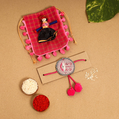  Handmade Thread & Beadwork Rakhi By Jugni