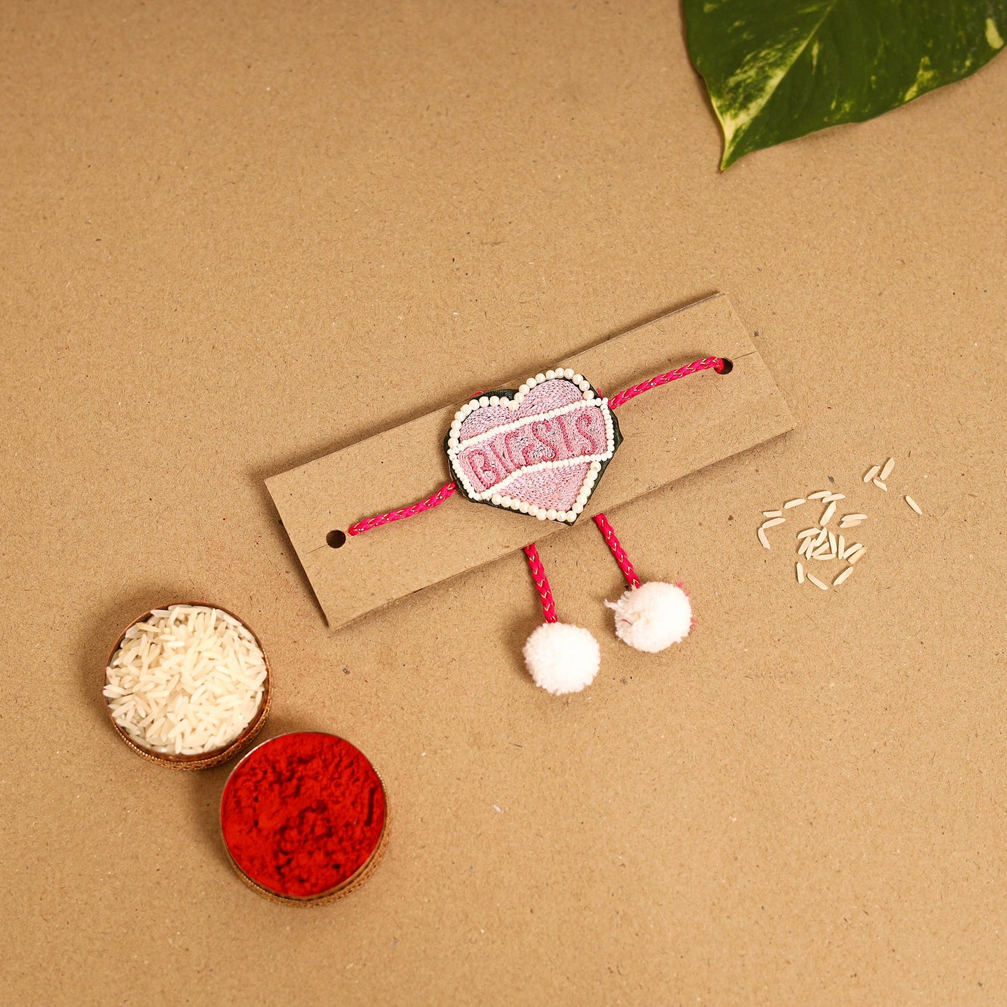  Handmade Thread & Beadwork Rakhi By Jugni