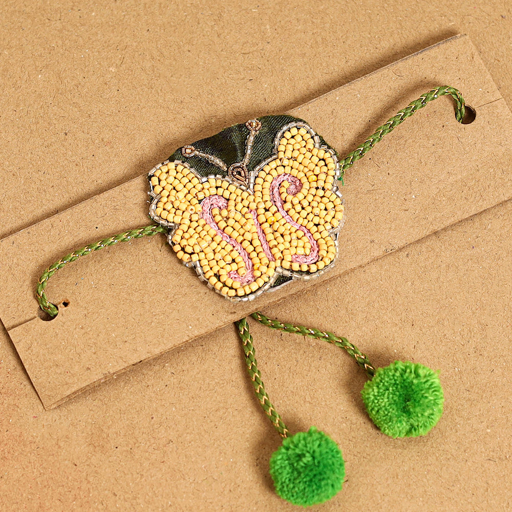  Handmade Thread & Beadwork Rakhi By Jugni