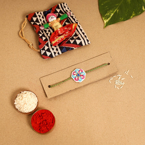  Handmade Thread & Beadwork Rakhi By Jugni