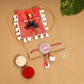  Handmade Thread & Beadwork Rakhi By Jugni