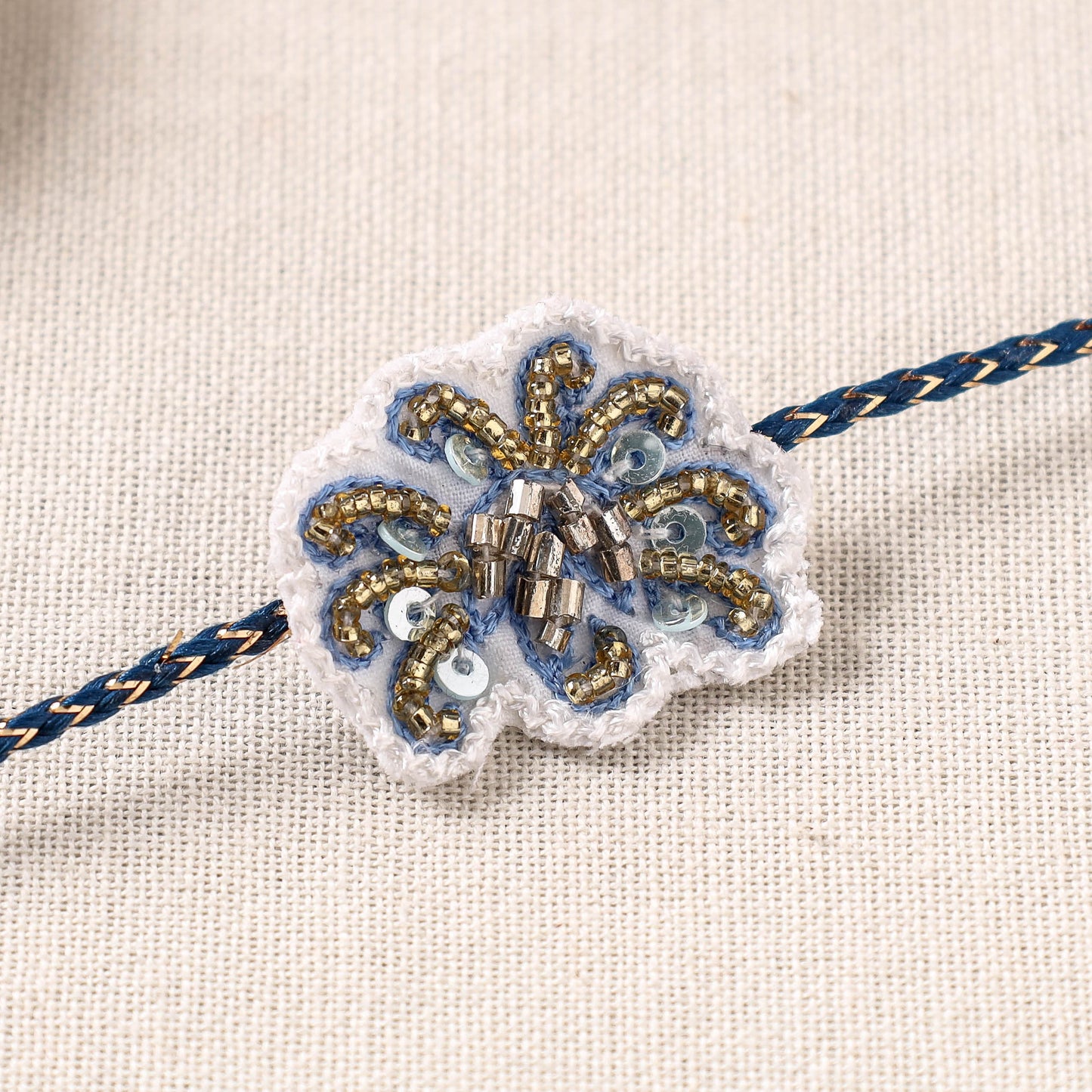 Buy Handmade Thread & Beadwork Rakhi By Jugni 