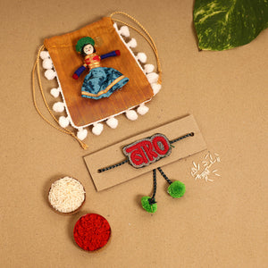  Handmade Thread Work Rakhi By Jugni