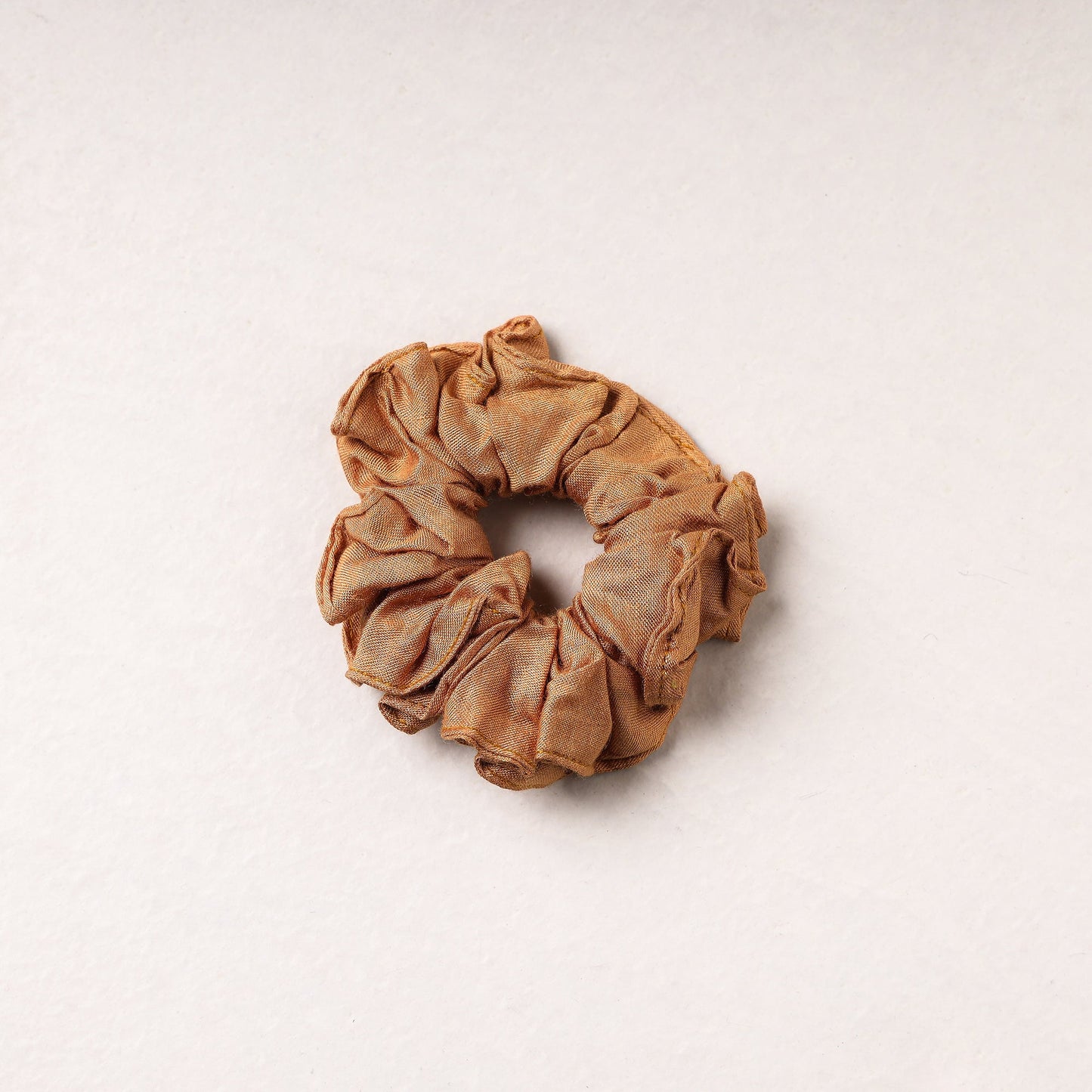   Handmade Tussar Silk Elastic Rubber Band/Scrunchie 
