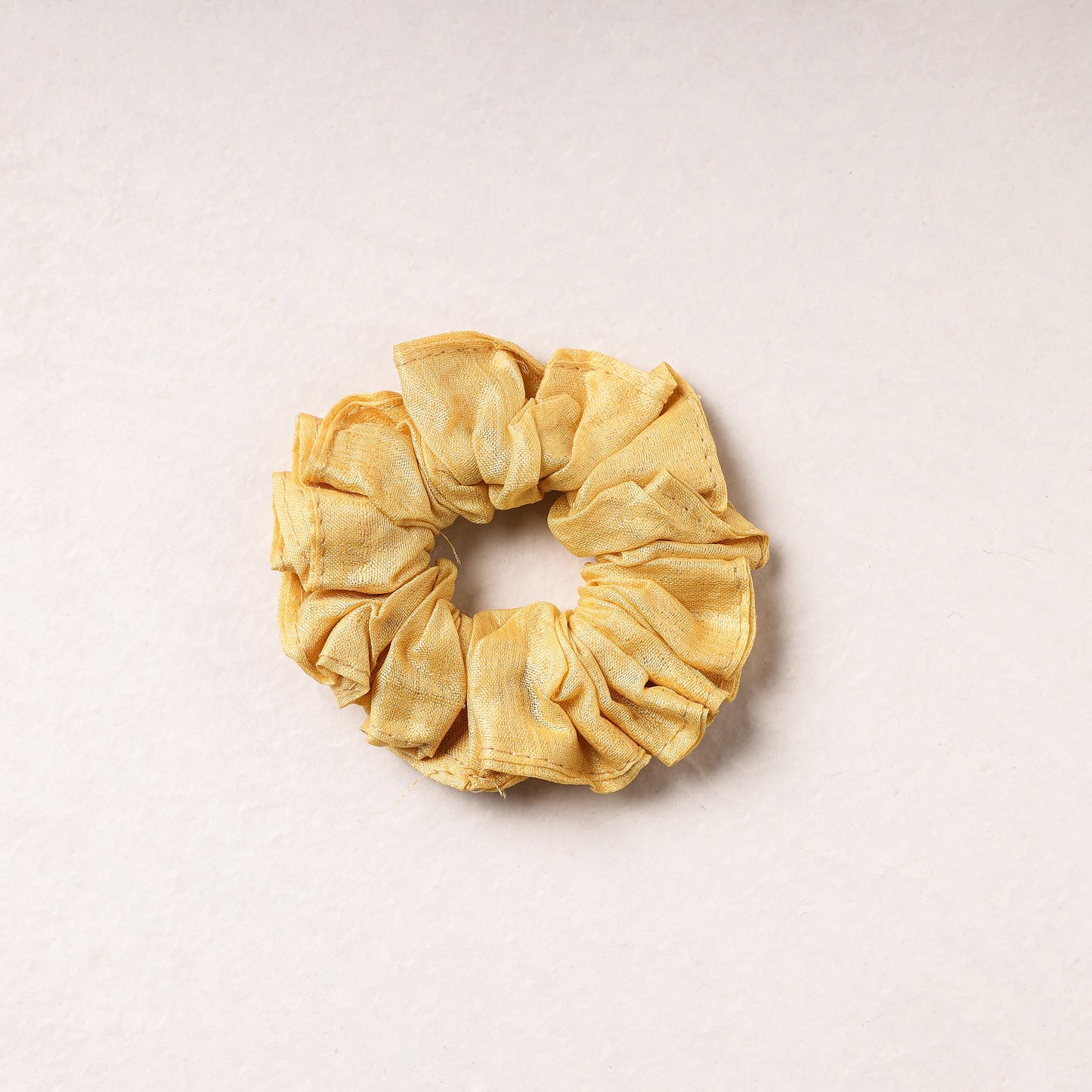   Handmade Tussar Silk Elastic Rubber Band/Scrunchie 