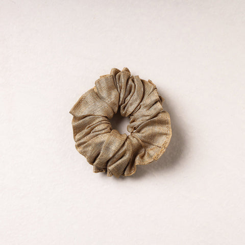   Handmade Tussar Silk Elastic Rubber Band/Scrunchie 