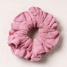   Handmade Tussar Silk Elastic Rubber Band/Scrunchie 
