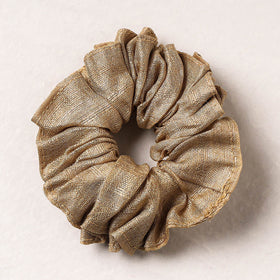  Handmade Tussar Silk Elastic Rubber Band/Scrunchie 