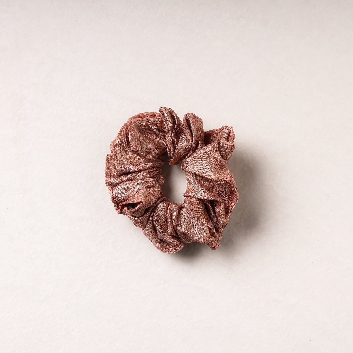   Handmade Tussar Silk Elastic Rubber Band/Scrunchie 