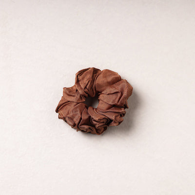   Handmade Tussar Silk Elastic Rubber Band/Scrunchie 