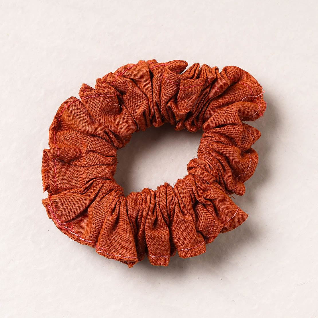   Handmade Tussar Silk Elastic Rubber Band/Scrunchie 