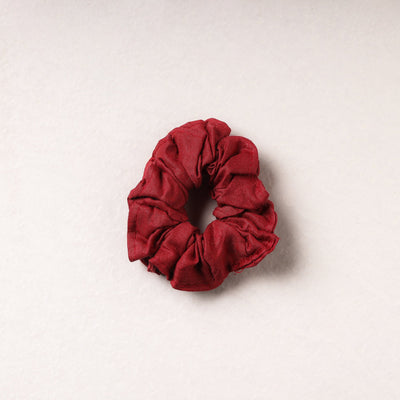   Handmade Tussar Silk Elastic Rubber Band/Scrunchie 
