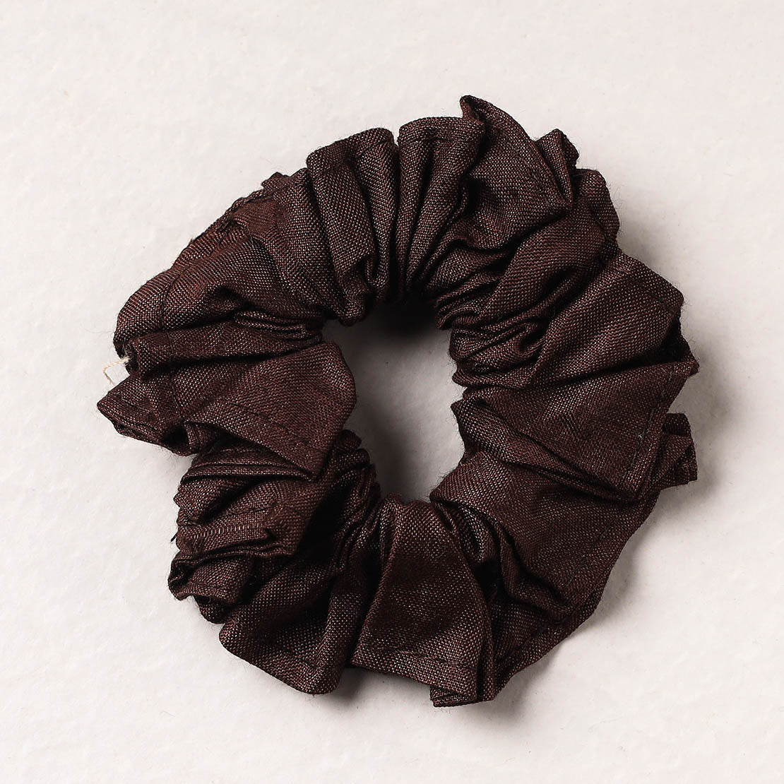   Handmade Tussar Silk Elastic Rubber Band/Scrunchie 