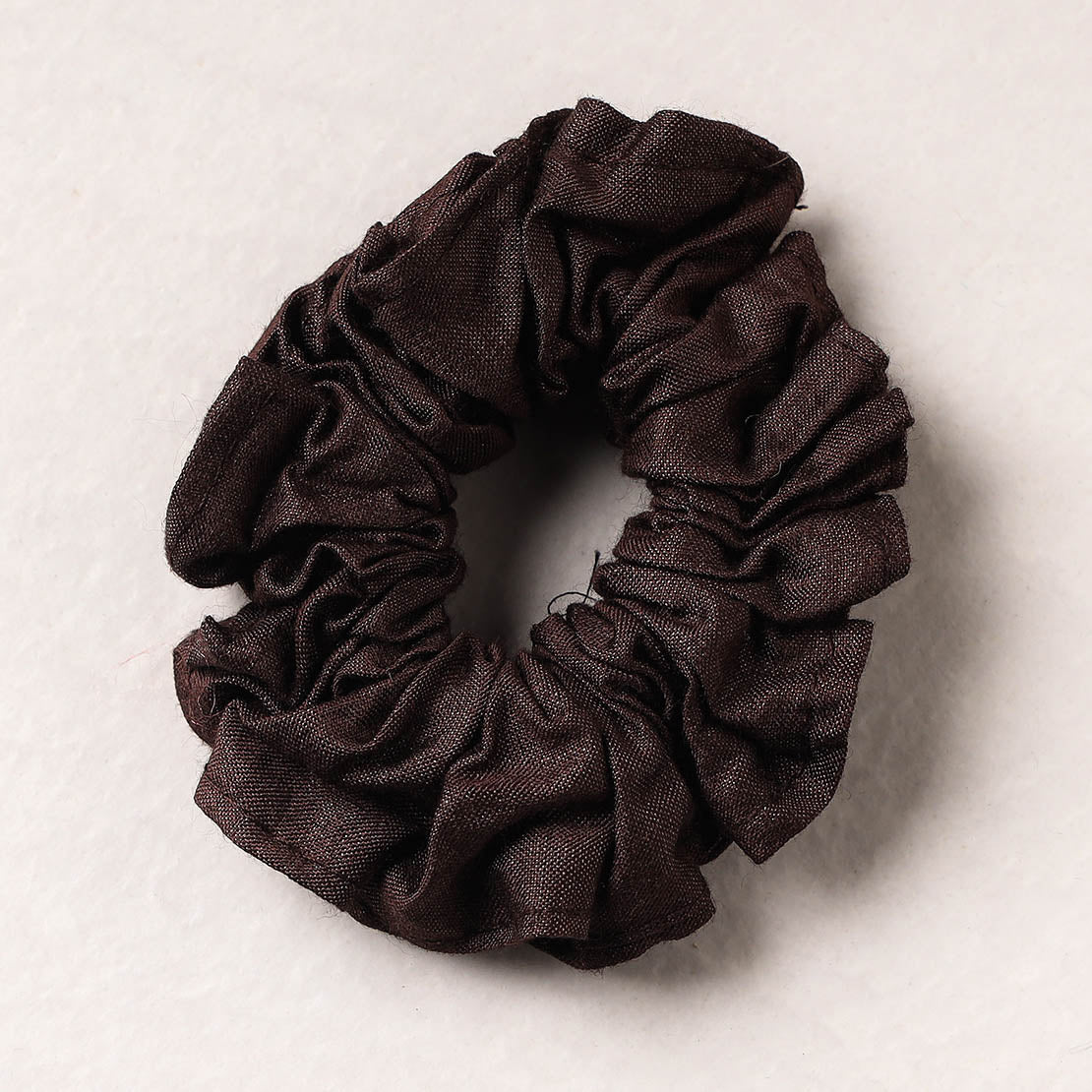   Handmade Tussar Silk Elastic Rubber Band/Scrunchie 