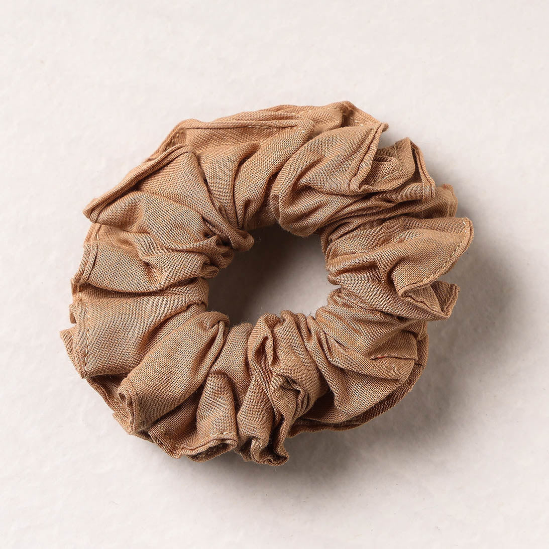   Handmade Tussar Silk Elastic Rubber Band/Scrunchie 