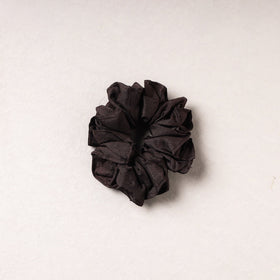   Handmade Tussar Silk Elastic Rubber Band/Scrunchie 