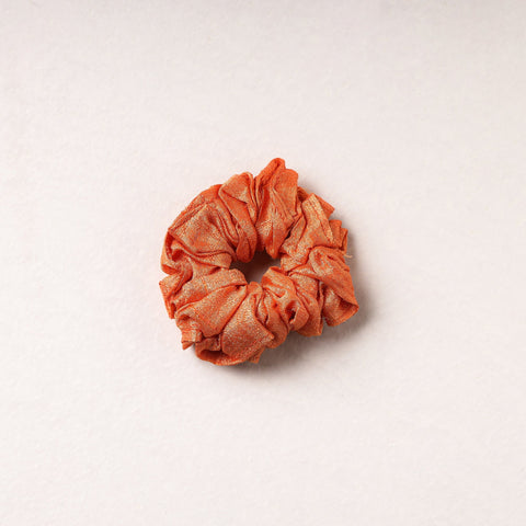   Handmade Tussar Silk Elastic Rubber Band/Scrunchie 