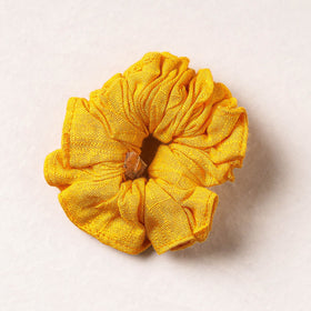   Handmade Tussar Silk Elastic Rubber Band/Scrunchie 