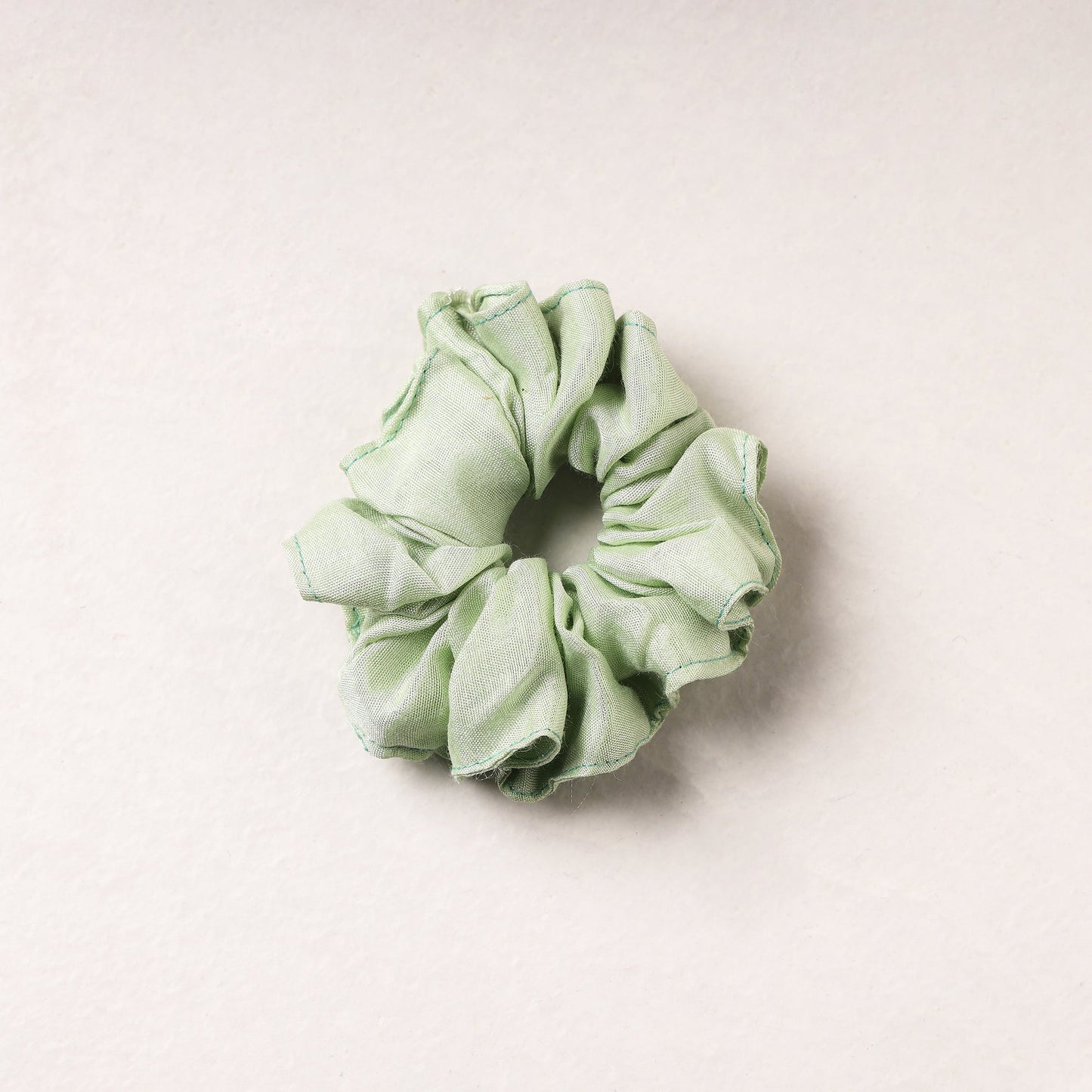   Handmade Tussar Silk Elastic Rubber Band/Scrunchie 