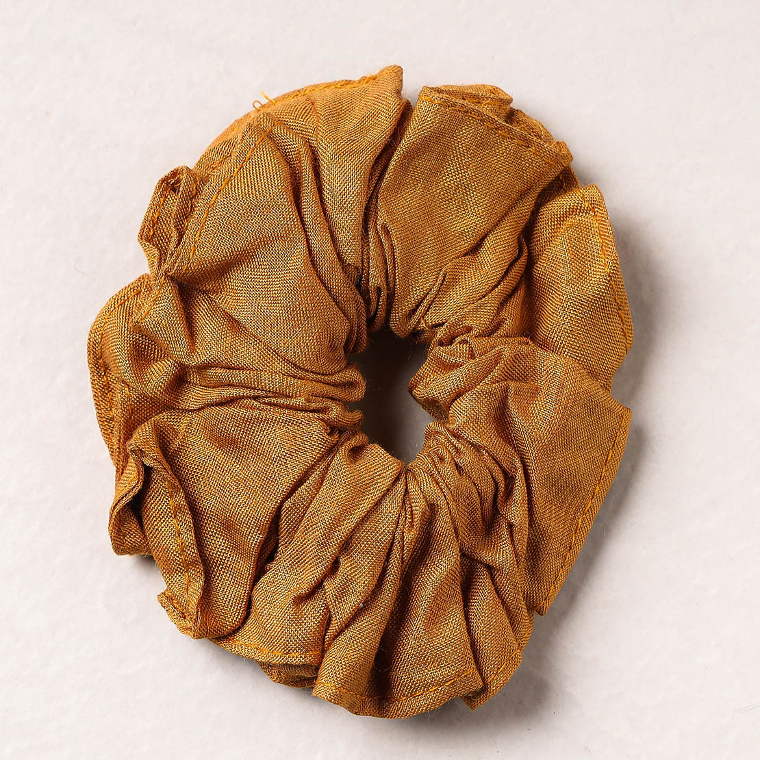   Handmade Tussar Silk Elastic Rubber Band/Scrunchie 