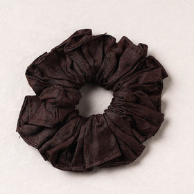   Handmade Tussar Silk Elastic Rubber Band/Scrunchie 